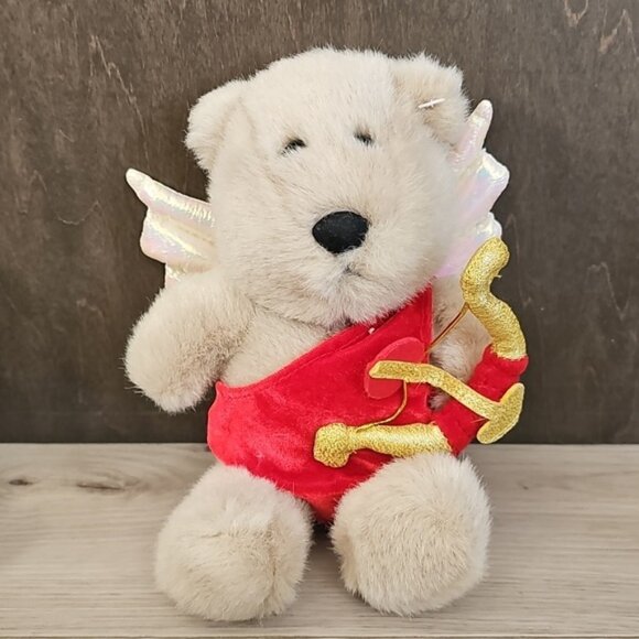 Vintage Starbucks Bearista Bears; Valentibes Cupid And Bee Plush Bears Lot Of 2 - Picture 9 of 12